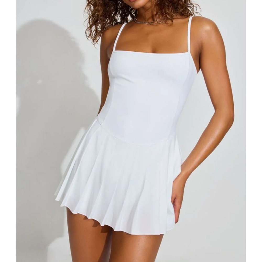 Garage White skort minidress size medium
